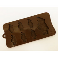 Moule en silicone Nains de jardin