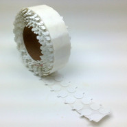 50 Pastilles autocollantes 15mm pour mèches