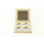 Palette 4 fards vide or