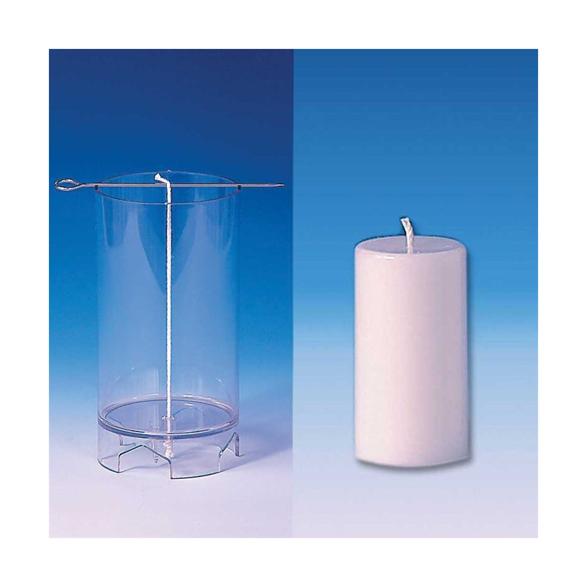 Moules de fabrication de bougies géométriques faits à la main pour bougies ou bougies cylindriques A 